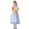 Halloween costume, European medieval pastoral maid romantic farm manor little girl dress