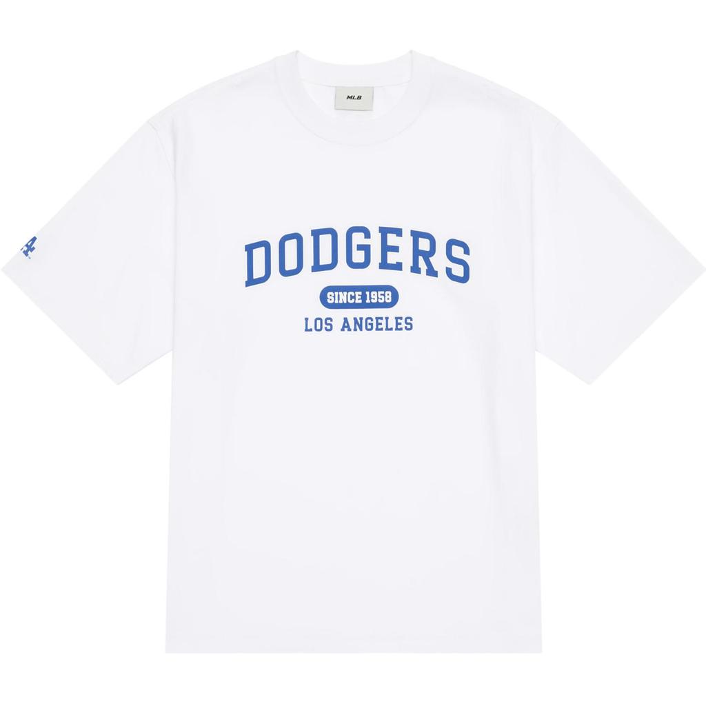 New MLB College Style Series T Shirts Unisex White 3ATSV0243-07WHS