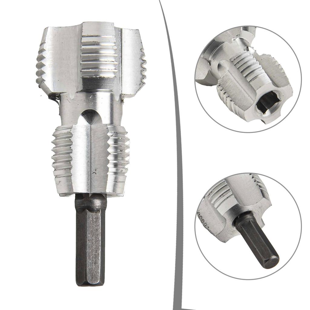 PRP Water Pipe Inner Hole Drill For 1/2inch And 3/4inch Pipes Double Heads Used House Drill Bit Water Pipe Tapping Tool