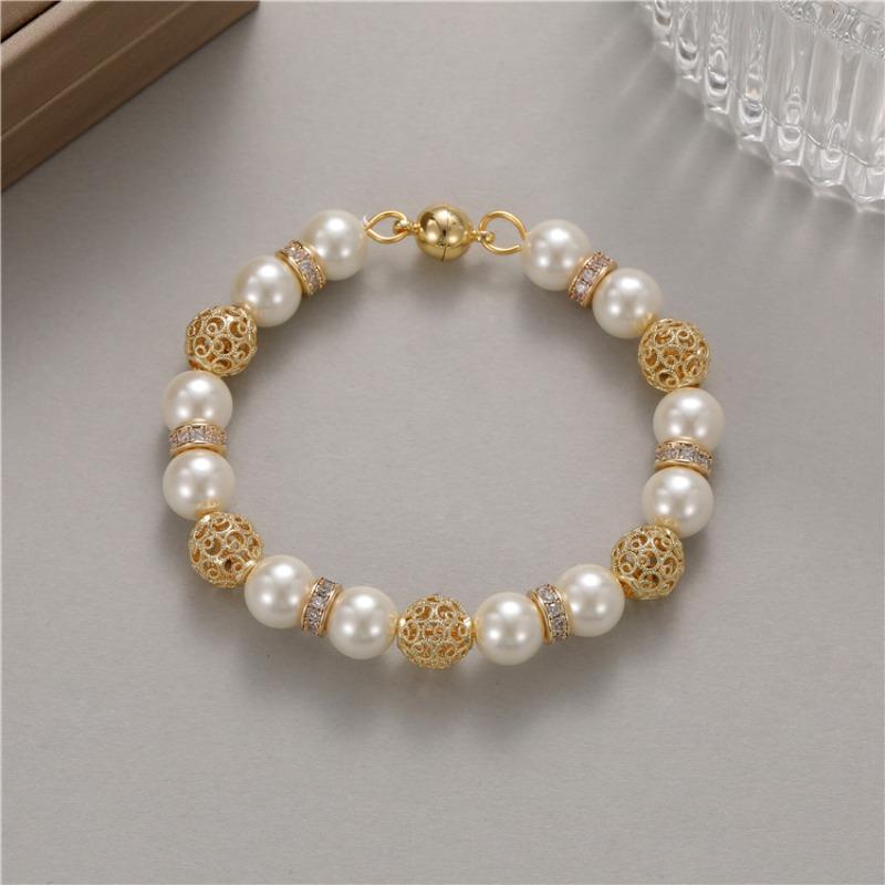 Meier French baroque pearl bracelet - high-end freshwater pearl bracelet/bangle