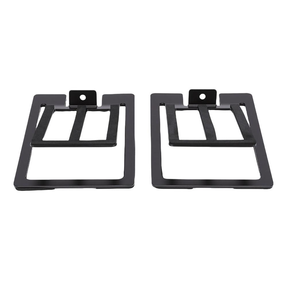 2PCS Tilted Speaker Risers Anti Vibration Pad Bookshelf Speaker Stands Desktop Use