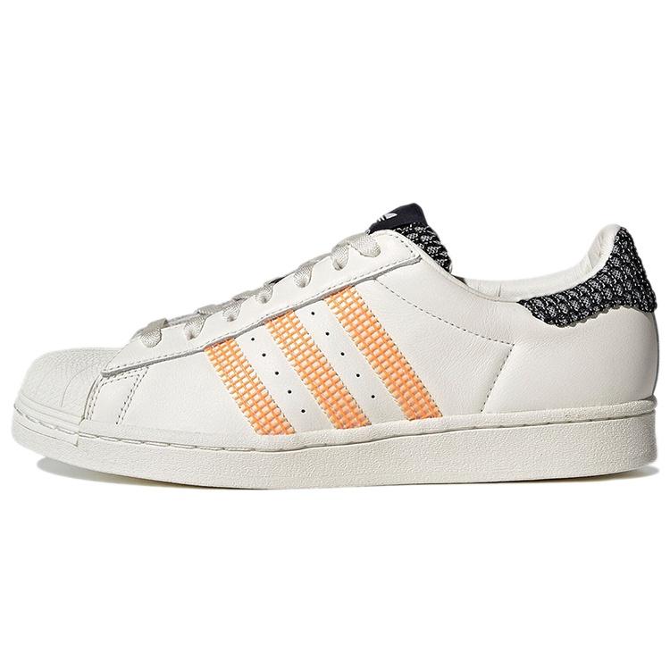 adidas Superstar Off White Orange Rush Men s GZ4376 EU 40