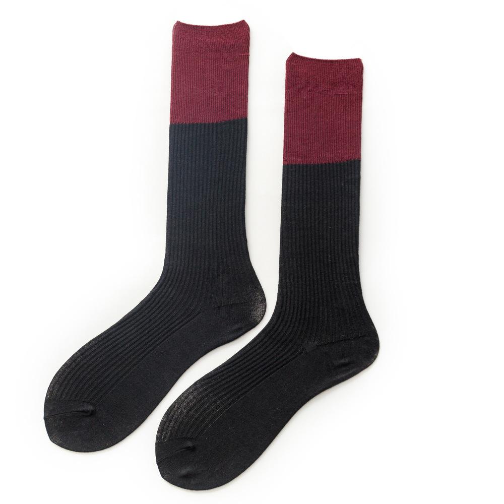 Vertical Knee-high Socks, Long Calf Socks, Solid Color Pile Socks, High Socks, Breathable