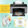 Eersida Glassine Envelopes 2.5x4.25 Inch Glassine Mini Lotto Lottery Ticket Holders Wedding Guest Favor Tissue Seed Envelope Holder for Scratch Stamp