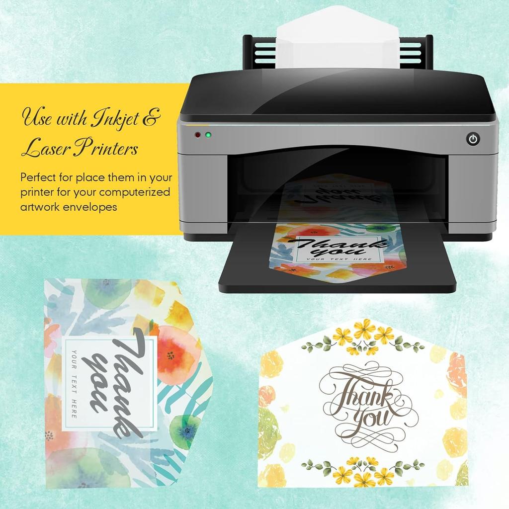 Eersida Glassine Envelopes 2.5x4.25 Inch Glassine Mini Lotto Lottery Ticket Holders Wedding Guest Favor Tissue Seed Envelope Holder for Scratch Stamp