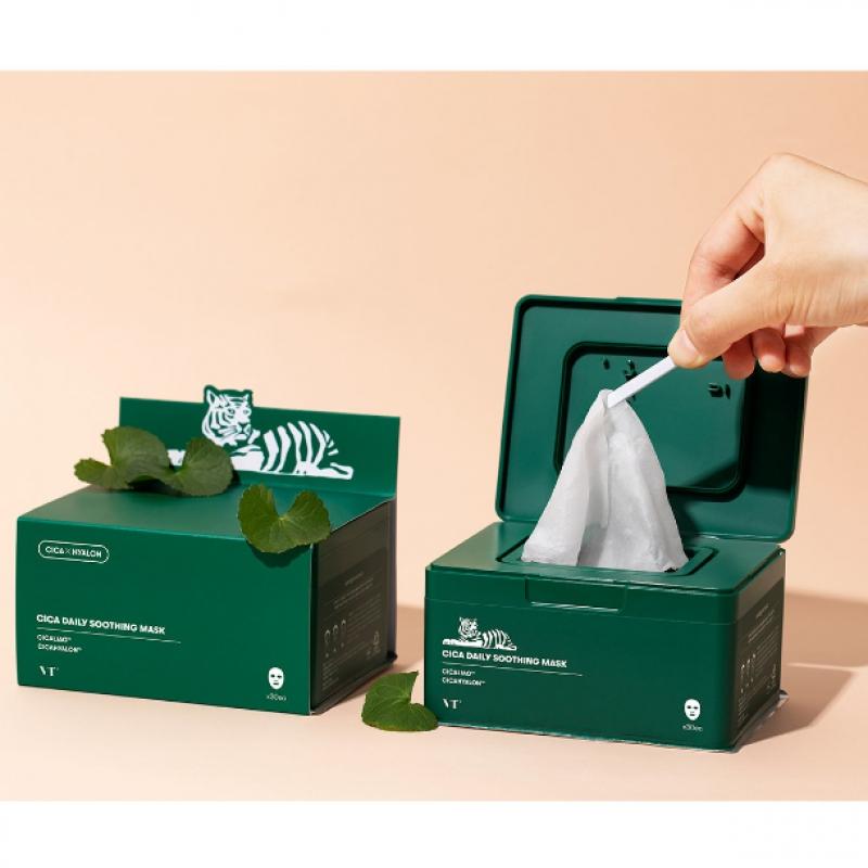 VT CICA DAILY SOOTHING MASK 2個セット VT - Cica Daily Soothing Mask - 30pcs