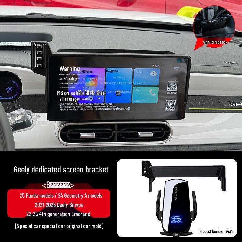 Cool Car Phone Holder for Geely Boyue L, 4th Gen Emgrand S, Xingrui Panda, and MINI