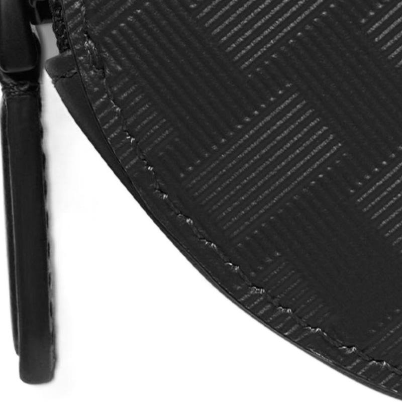 Montblanc Style 3.0 Series Logo Pattern Zipper Round Wallet Men Wallets Classic-Black 130262