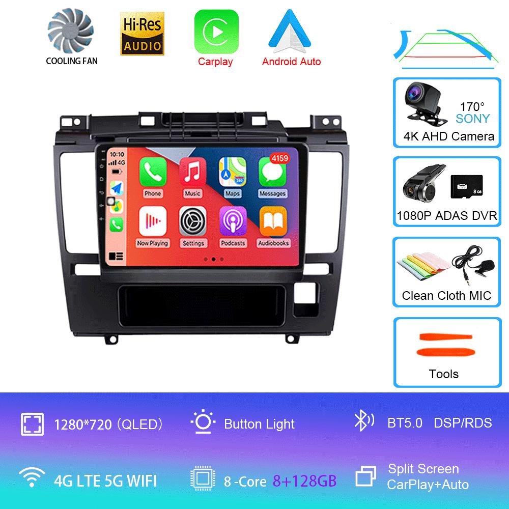 Android 14 Car Radio For Nissan Tiida 2005-2010 Multimedia Video Player Stereo GPS Navigation Carplay Andorid Auto 5G WIFI DSP