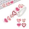 500 Pcs/roll Valentine's Day Heart-shaped Stickers Waterproof Self-Adhesive Seal Labels Heart-shaped Labels Envelope Gift Decor