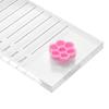 Plum Blossom Eyelash Glue Cup - Time-Delay Adhesive Tool, 100 Pieces, Portable and Convenient.