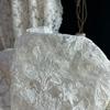 Light and Delicate Flower Embroidery Lace Jacquard Fabric Suitable for Wedding Dresses Formal Gown and Designer Clothing Fabrics
