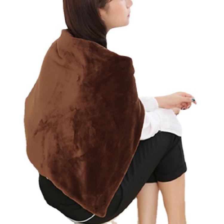 USB Electric Heating Shawl Rechargeable Dormitory Electric Heating Blanket