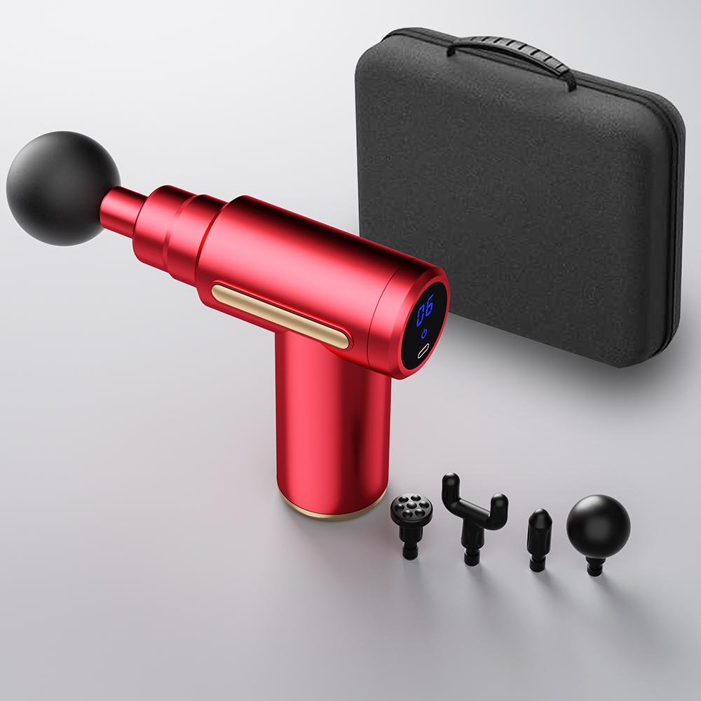 Professional Fascia Gun Deep Tissue Massager for Muscle Relaxation Neck Shoulder Pain Relief Vibration Massage Gun