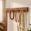 Necklace and Bracelet Holder Wooden Jewelry Organizer with Hooks Long-Lasting