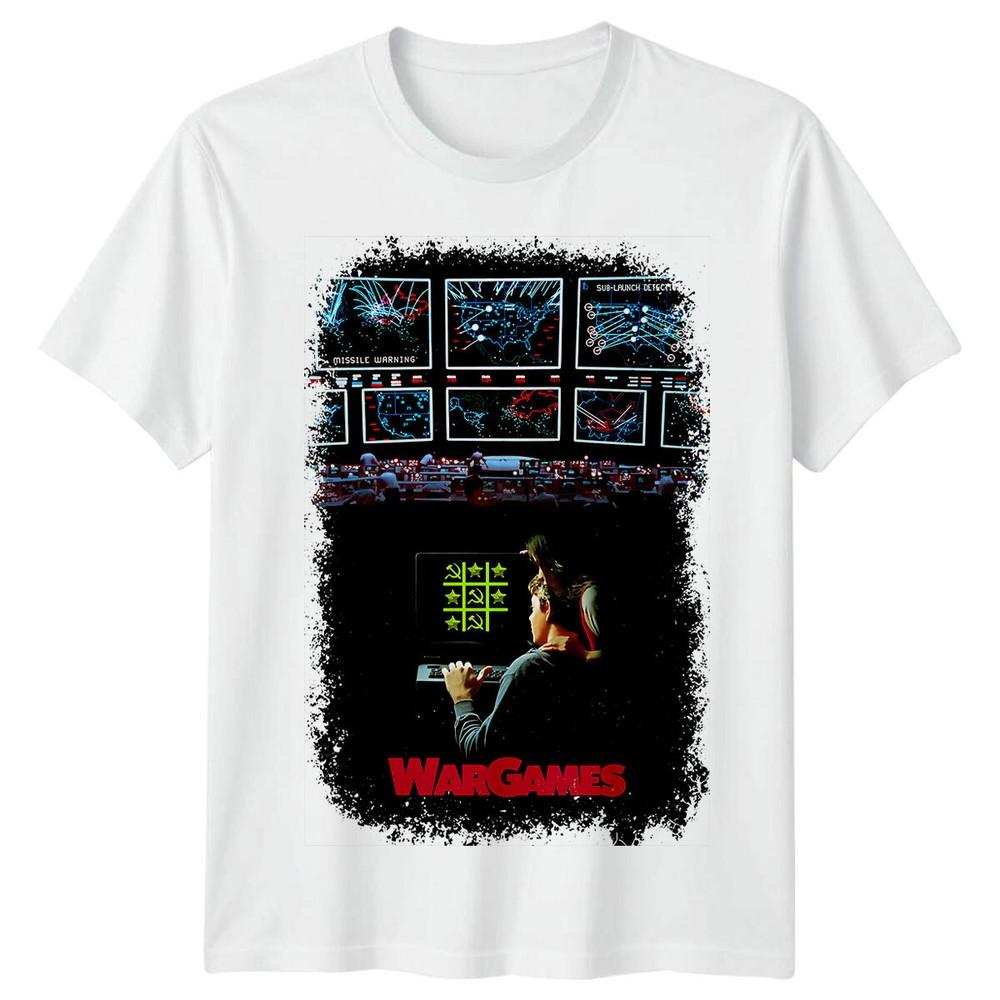 Wargames 1983 Movie Poster Inspired Tshirt Retro Tee Unisex
