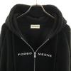 FORSOMEONE Long sleeve Bore Zip hoodie 48 black Men's Used