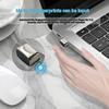 Silver Aluminum Alloy USB Fingerprint Login Device - Driver-Free, Plug and Play.
