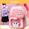 Bag Soft School Polyester Lining Simple Design Middle Class Children Travel Bags