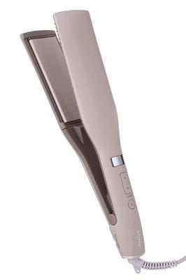 Plancha de pelo recta, plancha de protección iónica, placa ancha de 40 mm, compatible con el extranjero, temperatura, apagado automático, enchufe fácil de desenchufar, elimina el color beige arena 80-200 ℃