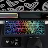 Keycaps traslucidi con stampa laterale 64/74 tasti Love Circuit Profilo Originale Sublimazione Keycap retroilluminato per tastiere meccaniche