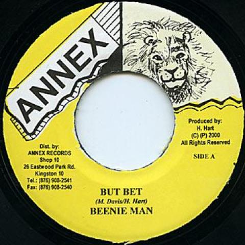 

7inch Record BEENIE MAN - But Bet none Annex 2000 Jamaica Reggae, Ska & Dub Used