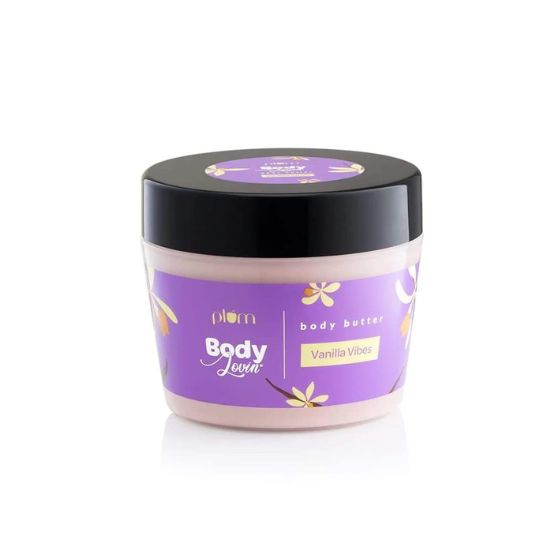 Plum BodyLovin' Vanilla Vibes Masło do ciała | Intensywne nawilżenie | Nietłusty | Krem do ciała o ciepłym zapachu wanilii (200 gramów)
