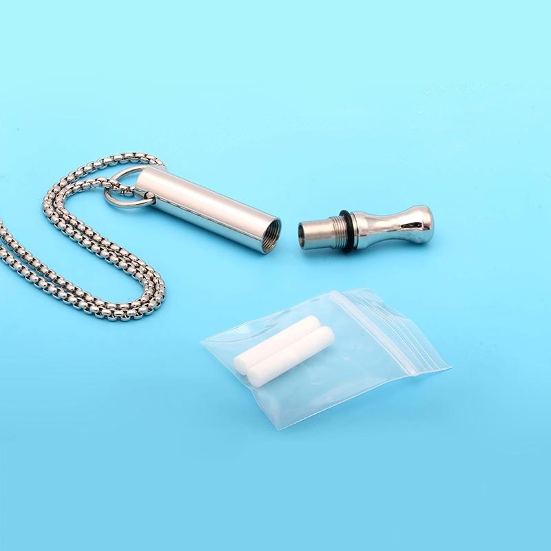 Inhalateur d'Aromathérapie Pour Huile Essentielle, Bâton Inhalateur Pour Arrêter de Fumer, Diffuseur Personnel en Bois Pour Huiles Essentielles Avec 3 Pa