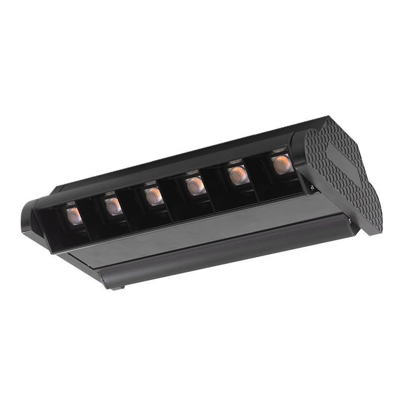 LED Track Spotlight Large Wide-angle Highlight Track Light, Shopping Mall Supermarket Shelf Clothing Store Guide Rail Surface Spotlight