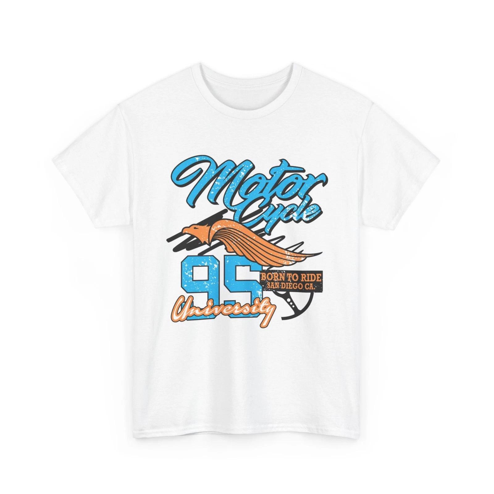Born To Ride Motorcycles Graphic T Shirt Adult NEW Unisex Heavy Cotton Tee XL