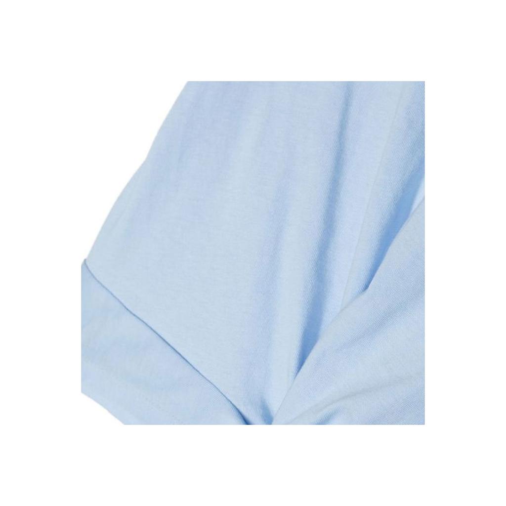 Polo Ralph Lauren T-Shirt Ss24 Logo Print Round Neck Knotted Casual Short Sleeve Kids tops Light-Blue 312935093-002