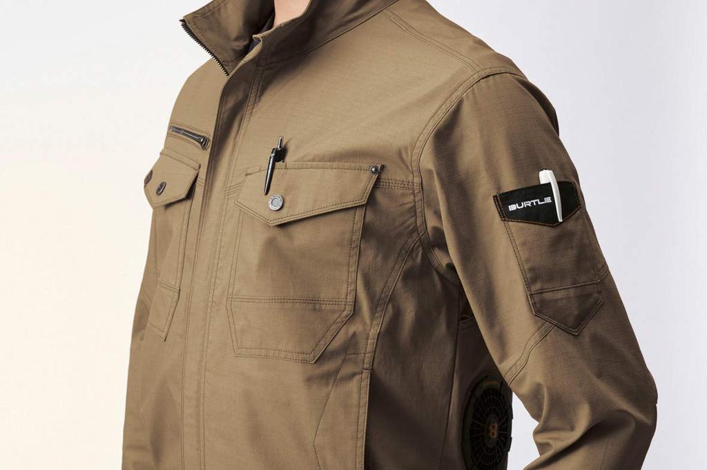 BURTLE Air Craft Blouson for M Spring/Summer, AC1131, 23, Khaki,