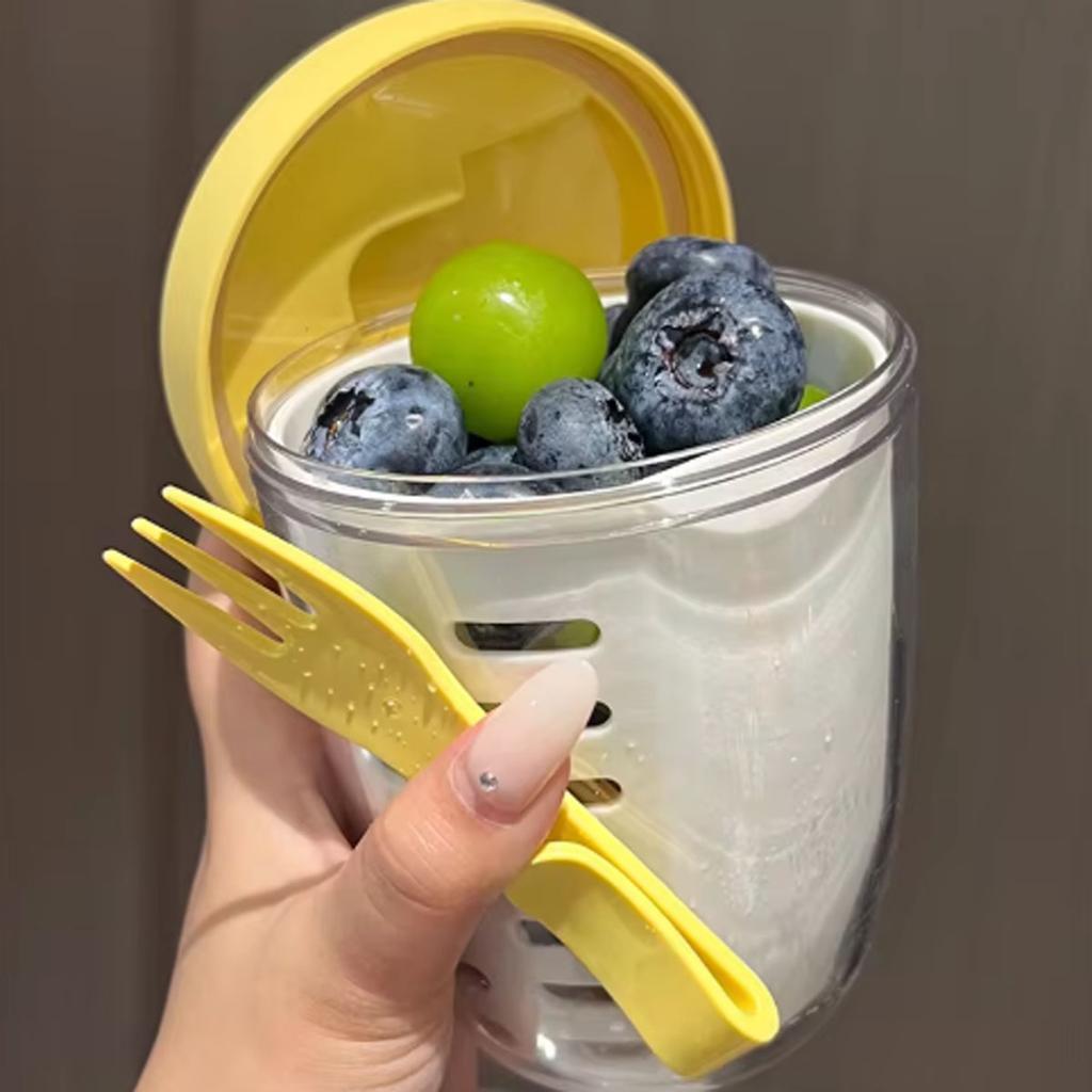 1pc-New Portable Plastic Fruit Box Fresh-keeping Box Sealed Storage Box for Refrigerator