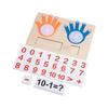 Montessori Finger Counting Puzzle Teaching Aid for Toddlers