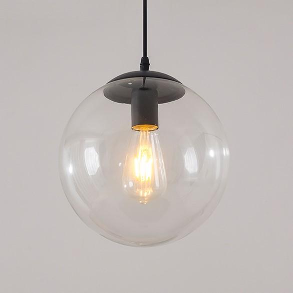 

Подвесные светильники в виде стеклянных шаров, Ретро Лофт Индустриальная подвесная лампа, Кухонный светодиодный подвесной светильник, Спальня, Домашний декор, Светильники 15CM