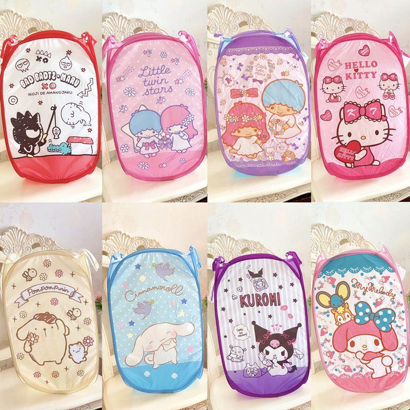 Large Laundry Bag Featuring Adorable Sanrio Characters For Kids**