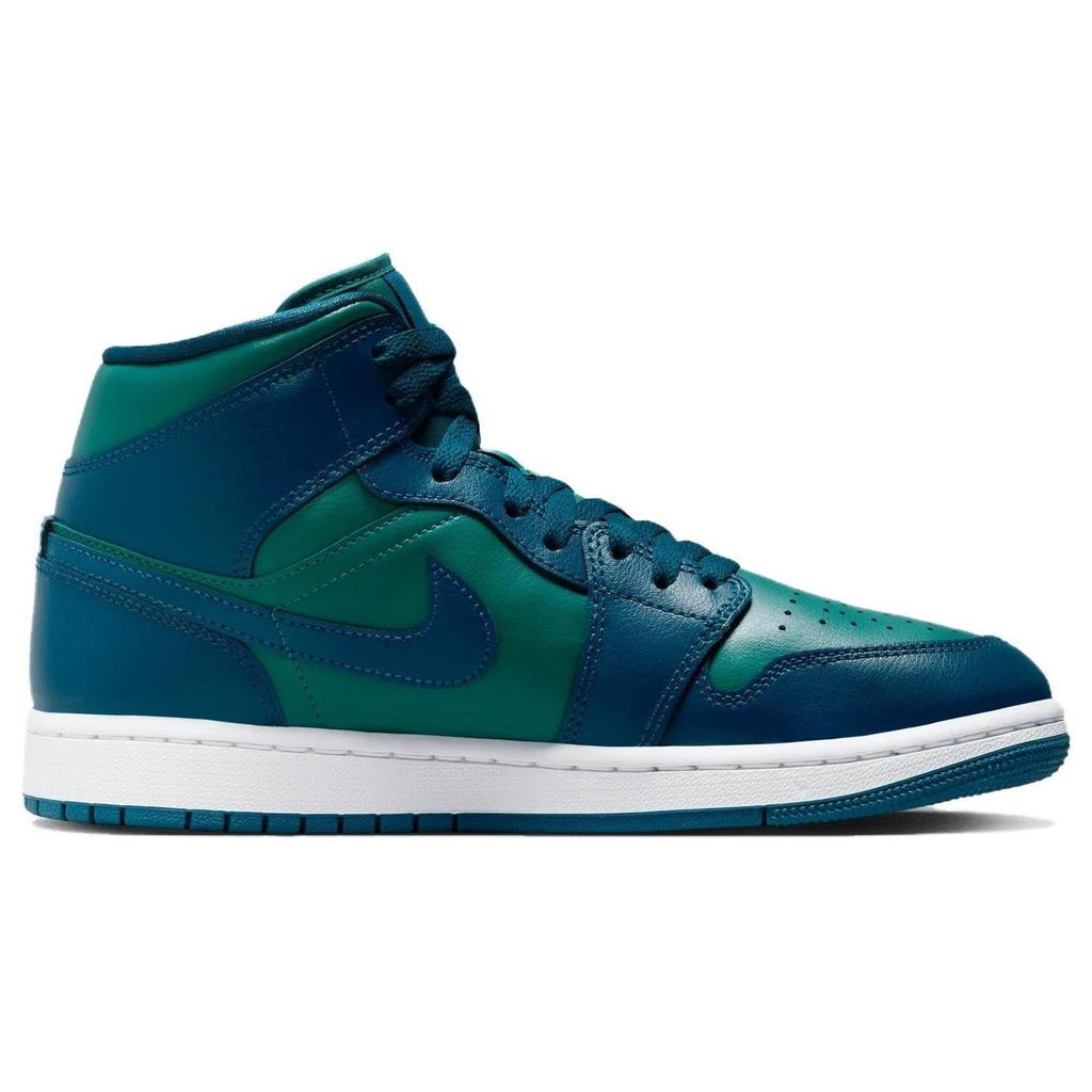 Air Jordan 1 Mid Teal French Blue Dámské tenisky Sky-J-Teal Sky-J-French-Blue White BQ6472-301