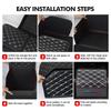 Car Portable Foldable Organizer Bag Leather Trunk Storage Box For BMW X1 X3 X4 X5 X7 G20 G38 F20 F39 F48 E46 E60 E36 E39