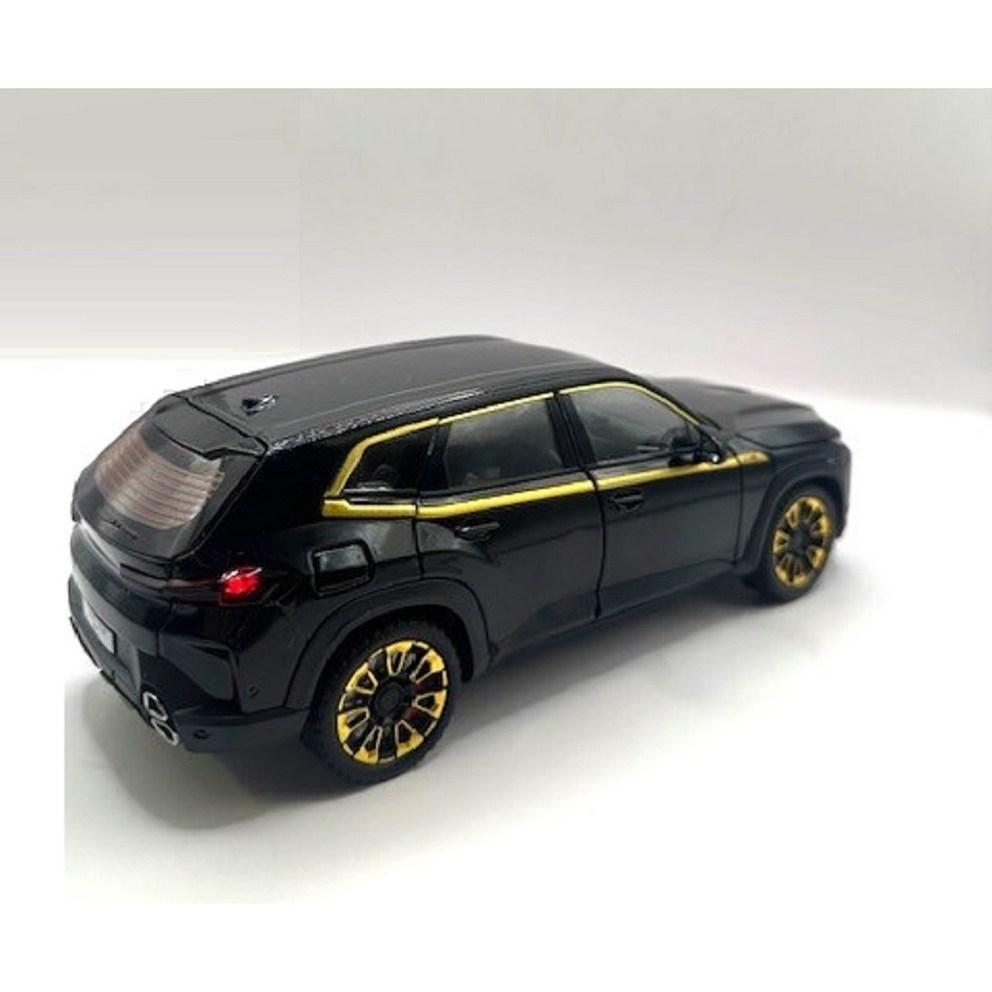 BMW XM SUV 1:Modellino di Auto in Metallo pressofuso Scala 1:24, Nero