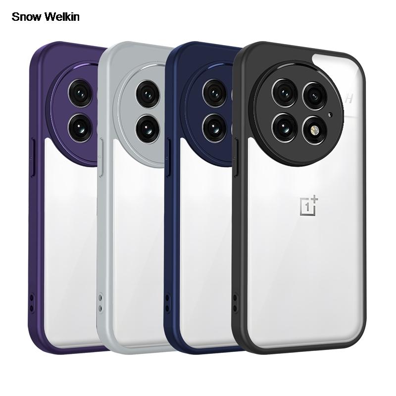 Transparent Silicone Case For OnePlus One plus 13 13R 13T 13S 12R 11 11R 10R 9R 9RT 8T 7 7T PC Back TPU Bumper Shockproof Cover