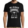 T-shirt - Quarantenaire - Noir - Manches Courtes - Respirant - Multisport