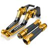 Aluminum Brake Clutch Lever Adjuster Handlebar Grips Suzuki GIXXER 250SF 155 Motorcycle Upgrade Kit
