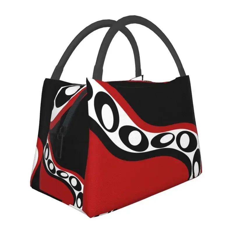 Cutie de prânz reutilizabilă Geometrie colorată Artă modernă Abstractă Izotermă Cooler Alimente Izolată Geantă de prânz Birou Muncă Recipient Picnic