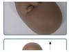Realistic Silicone Mannequin Head for Eyelash Extension Practice with Removable Eyelids
