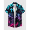 Chemise Homme Grande Taille Été Impression 3D Chemises Hawaïennes Boutonnée Chemises Vacances Plage Manches Courtes Chemise Décontractée Pour Hommes