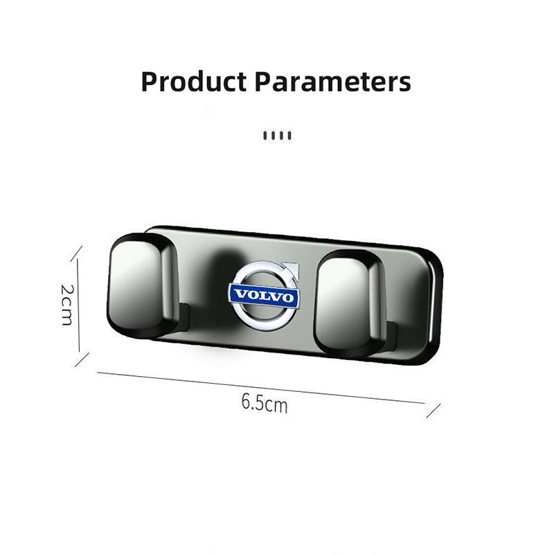 Nové háčky na auto Volvo Držák na telefon Stabilní závěsný dvojitý hák Pro Volvo XC90 V90 V60 XC60 V40 EC40 EX40 S80 S60 S90 C40 XC40 V70 X