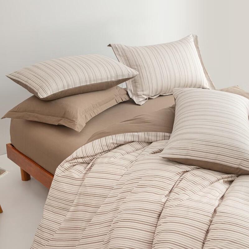 Muji All-Cotton Twill Four-Piece Bedding Set