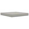 Outdoor Sofa Cushions 3 Pcs Gray Polyester