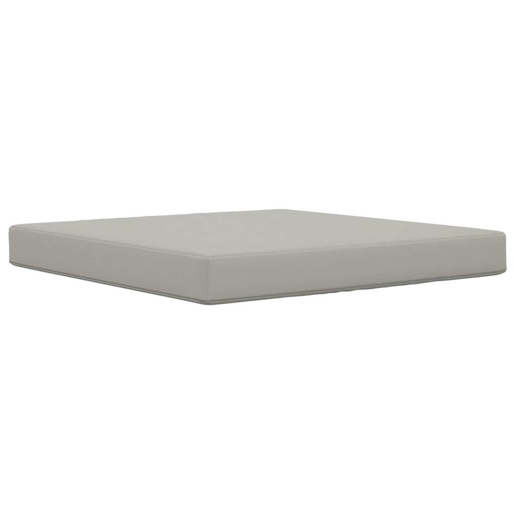 Outdoor Sofa Cushions 3 Pcs Gray Polyester