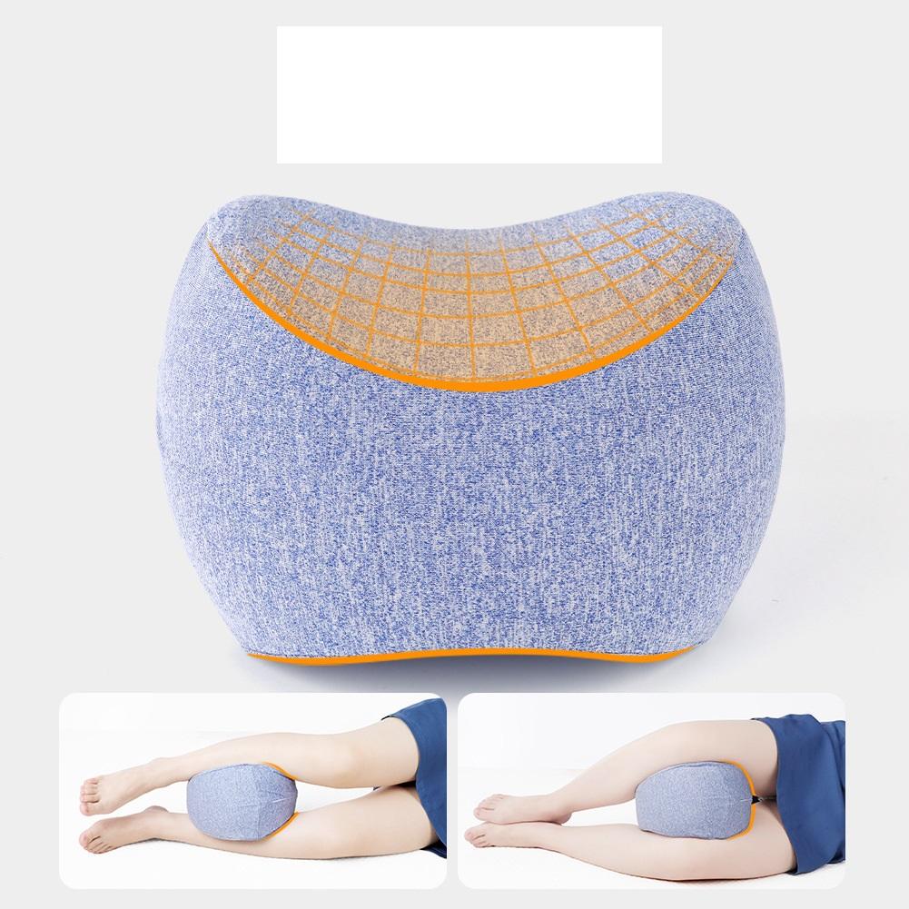 Pregnancy Body Memory Foam Pillow Orthopedic Knee Leg Wedge Pillow Cushion for Side Sleeper Sciatica Relief or Pillowcase